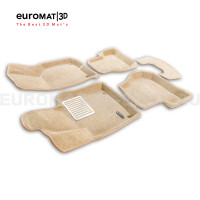 Текстильные 3D коврики Euromat3D Lux в салон для Volkswagen Golf 5 (2003-2009) № EM3D-004502T Бежевые Текстильные 3D коврики Euromat3D Lux в салон для Volkswagen Golf 5 (2003-2009) № EM3D-004502T Бежевые